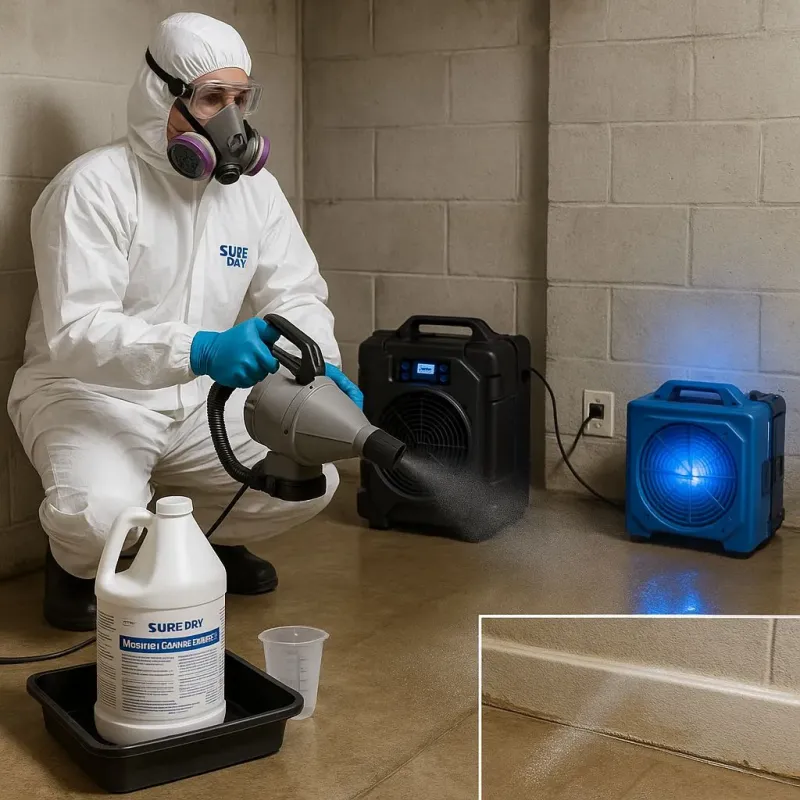 Sanitization and Odor Removal process in Barrington Hills, IL